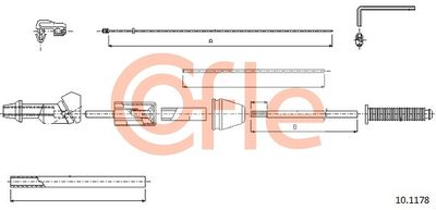 Accelerator Cable COFLE 10.1178