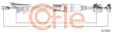 Cable Pull, clutch control COFLE 11.3214