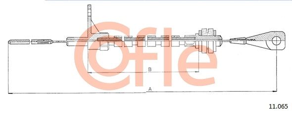 COFLE 11.065 Accelerator Cable