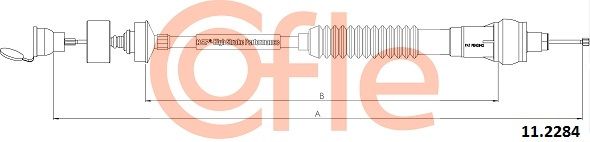 COFLE 11.2284 Cable Pull, clutch control