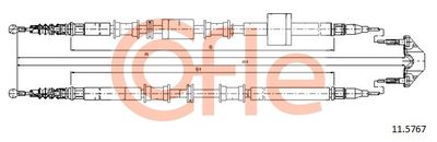 Cable Pull, parking brake COFLE 11.5767