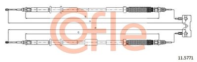 Cable Pull, parking brake COFLE 11.5771