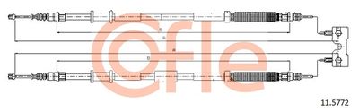 Cable Pull, parking brake COFLE 11.5772