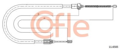 Cable Pull, parking brake COFLE 11.6585