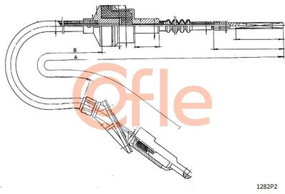 Cable Pull, clutch control COFLE 1282P2