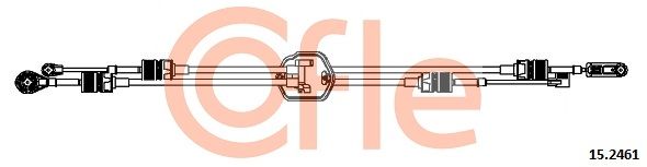 COFLE 15.2461 Cable Pull, manual transmission