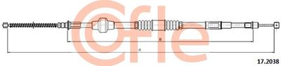 Cable Pull, parking brake COFLE 17.2038