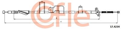 Cable Pull, parking brake COFLE 17.4234