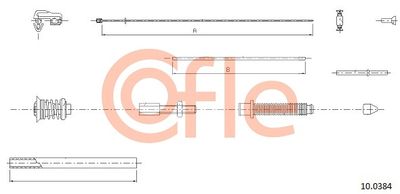 Accelerator Cable COFLE 92.10.0384