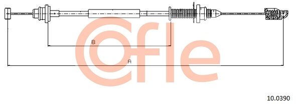 COFLE 92.10.0390 Accelerator Cable