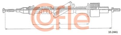 Cable Pull, clutch control COFLE 92.10.2441