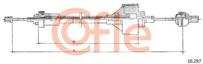 Cable Pull, clutch control COFLE 92.10.297