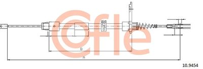 Cable Pull, parking brake COFLE 92.10.9454