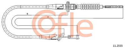 Cable Pull, clutch control COFLE 92.11.2535