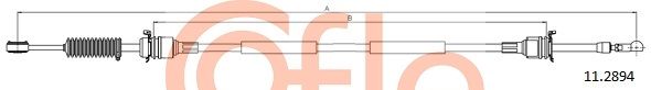 COFLE 92.11.2894 Cable Pull, manual transmission