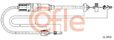 Cable Pull, clutch control COFLE 92.11.2915