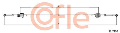 Cable Pull, manual transmission COFLE 92.12.7256