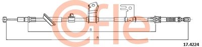 Cable Pull, parking brake COFLE 92.17.4224