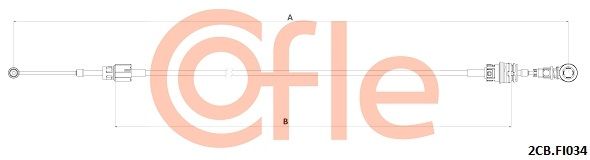 COFLE 92.2CB.FI034 Cable Pull, manual transmission