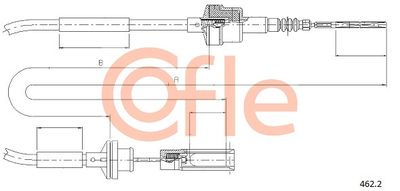 Cable Pull, clutch control COFLE 92.462.2