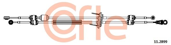 COFLE 92.11.2899 Cable Pull, manual transmission