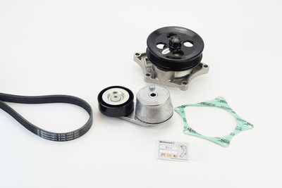 Water Pump + V-Ribbed Belt Kit CONTINENTAL CTAM 5PK1680WP1