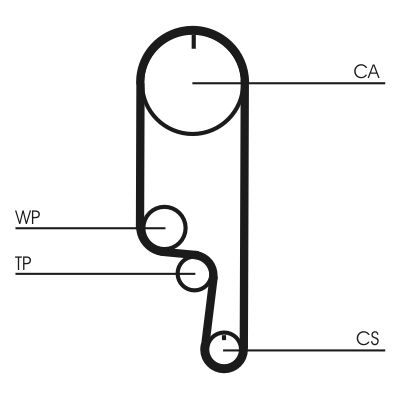 CONTINENTAL CTAM CT1008WP2 Water Pump & Timing Belt Kit