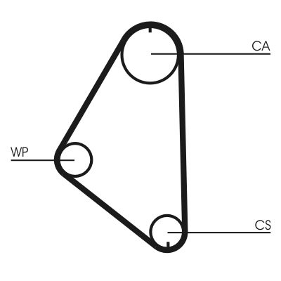 Water Pump & Timing Belt Kit CONTINENTAL CTAM CT558WP1