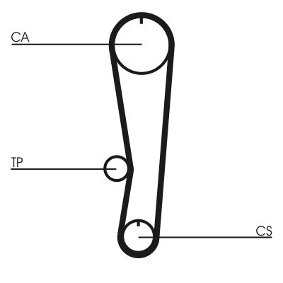 Timing Belt Kit CONTINENTAL CTAM CT568K1