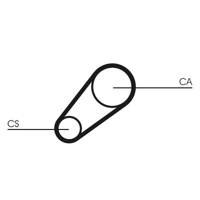 CONTINENTAL CTAM CT648 Timing Belt