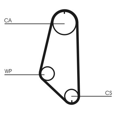 Water Pump & Timing Belt Kit CONTINENTAL CTAM CT720WP1