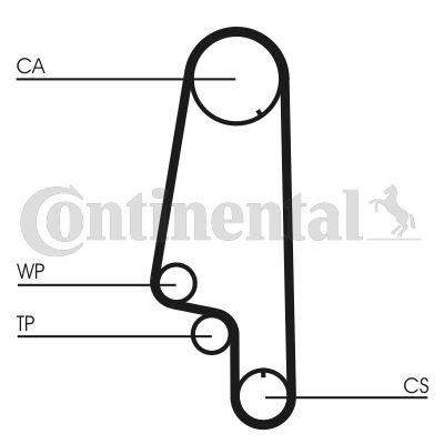 CONTINENTAL CTAM CT846WP4 Water Pump & Timing Belt Kit