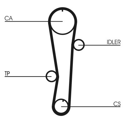 Water Pump & Timing Belt Kit CONTINENTAL CTAM CT942WP1