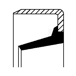 Shaft Seal, power take-off CORTECO 01014602B