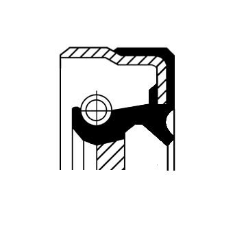 Shaft Seal, differential CORTECO 01016880B