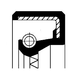 CORTECO 01030318B Shaft Seal, crankshaft