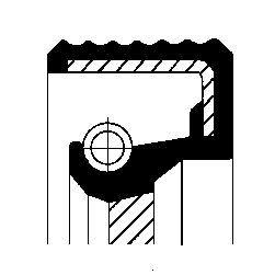 CORTECO 07011545B Shaft Seal, crankshaft