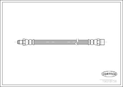 Brake Hose CORTECO 19018156