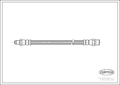 Brake Hose CORTECO 19018518