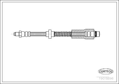 Brake Hose CORTECO 19018896