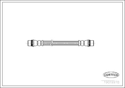 Brake Hose CORTECO 19019978