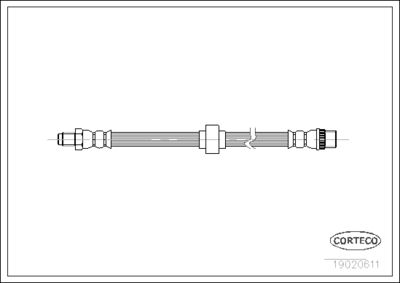 Brake Hose CORTECO 19020611