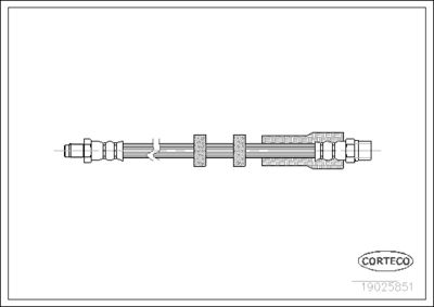 Brake Hose CORTECO 19025851