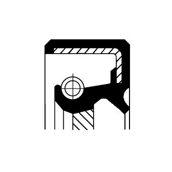 Shaft Seal, crankshaft CORTECO 19026210B