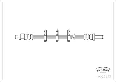 Brake Hose CORTECO 19026923