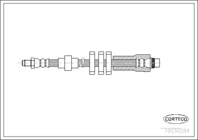 Brake Hose CORTECO 19030284