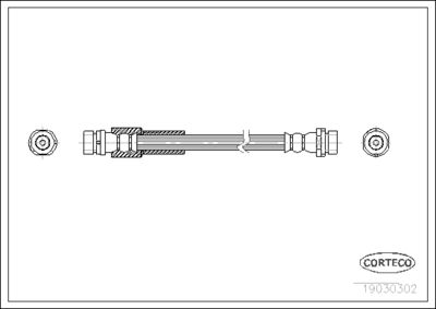 Brake Hose CORTECO 19030302