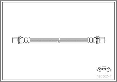 Brake Hose CORTECO 19030347