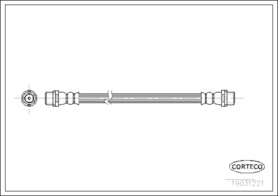 Brake Hose CORTECO 19031221