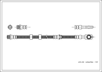 Brake Hose CORTECO 19031632